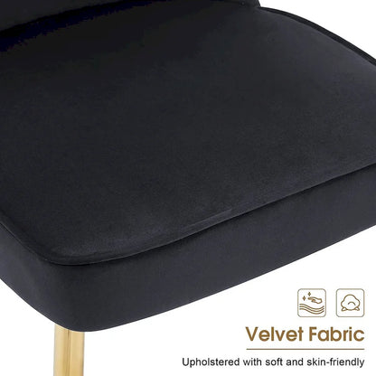 Ensemble de 2 chaises de salon Ivinta à dossier capitonné