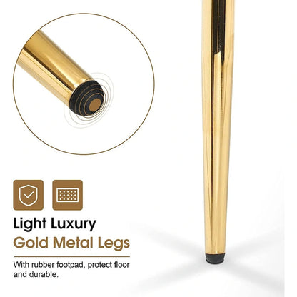 Ensemble de 2 chaises de salon Ivinta à dossier capitonné