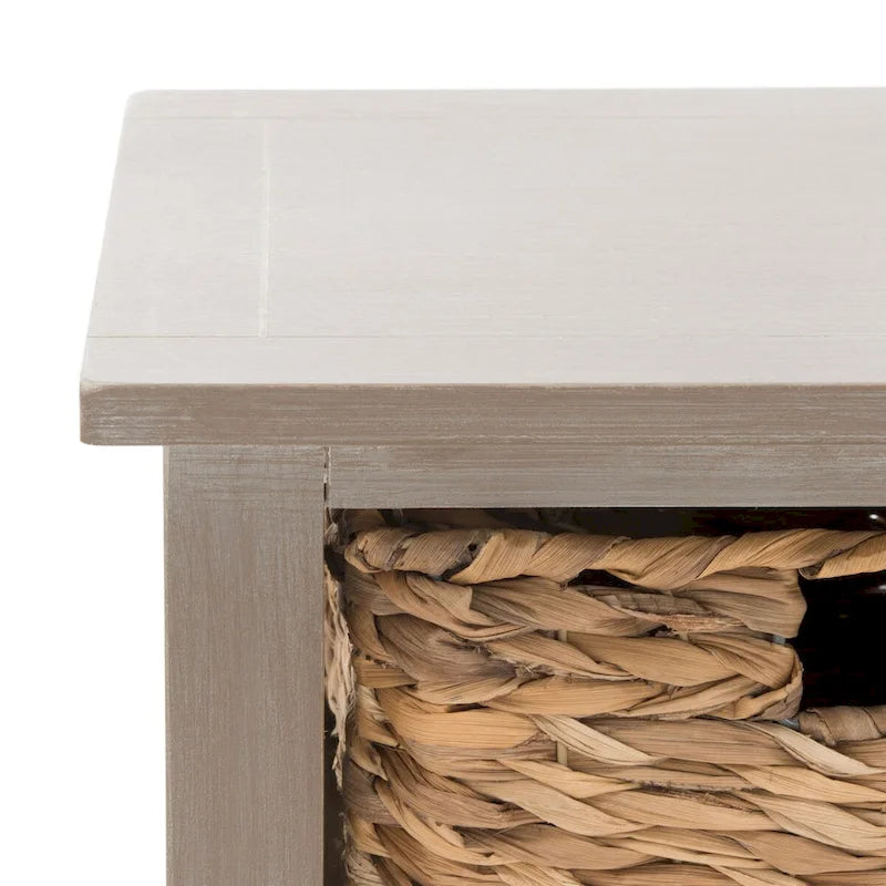 Console de rangement SAFAVIEH Evalena, noir vieilli - 44,5 x 13,4 x 31,5 cm (L x P x H)