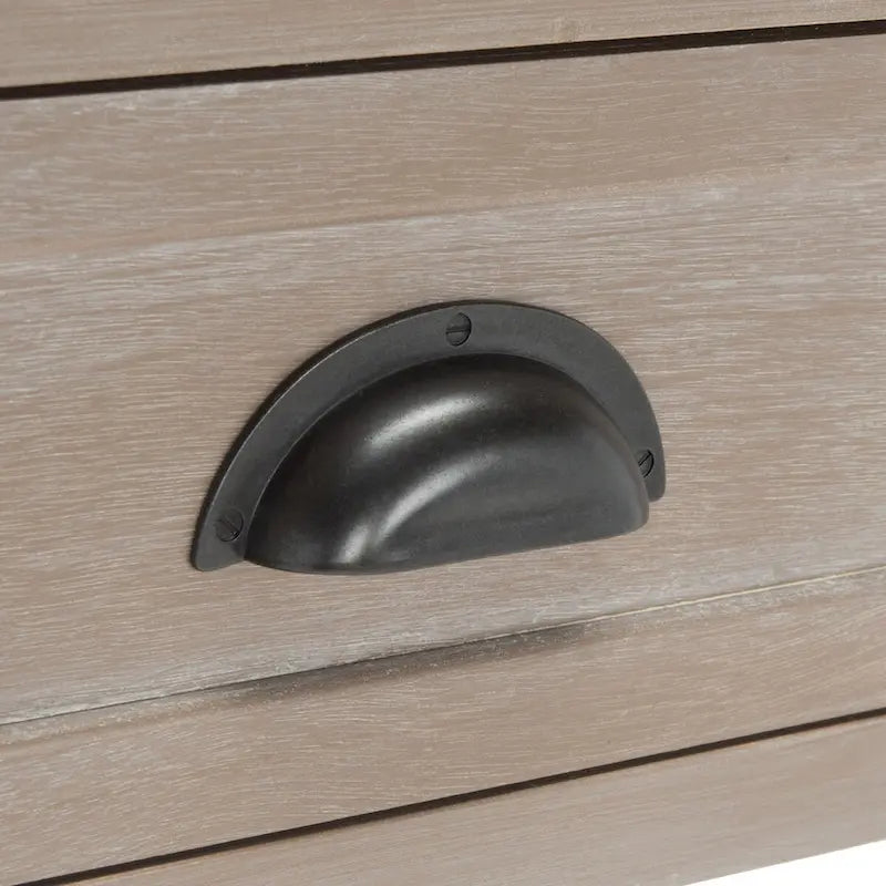 Console de rangement SAFAVIEH Evalena, noir vieilli - 44,5 x 13,4 x 31,5 cm (L x P x H)