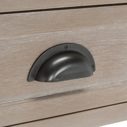 Console de rangement SAFAVIEH Evalena, noir vieilli - 44,5 x 13,4 x 31,5 cm (L x P x H)