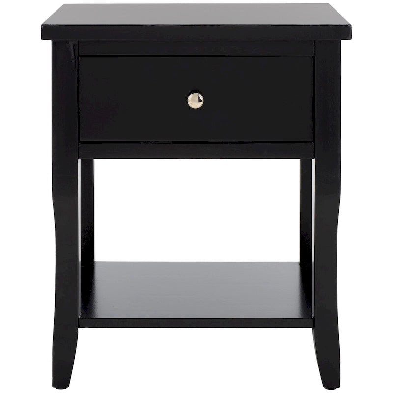 Table de chevet SAFAVIEH Martina avec tiroir de rangement (entièrement assemblée) - 46 x 38 x 56 cm - 46 x 38 x 56 cm