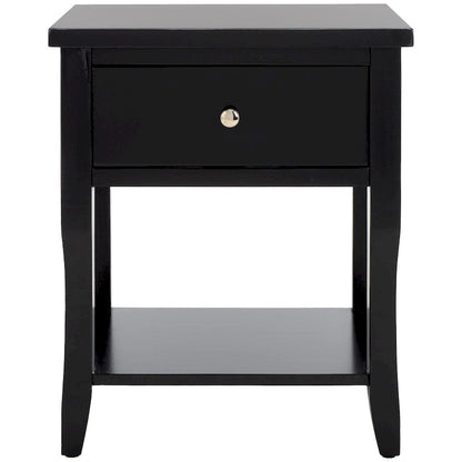 Table de chevet SAFAVIEH Martina avec tiroir de rangement (entièrement assemblée) - 46 x 38 x 56 cm - 46 x 38 x 56 cm