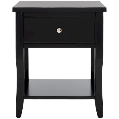 Table de chevet SAFAVIEH Martina avec tiroir de rangement (entièrement assemblée) - 46 x 38 x 56 cm - 46 x 38 x 56 cm