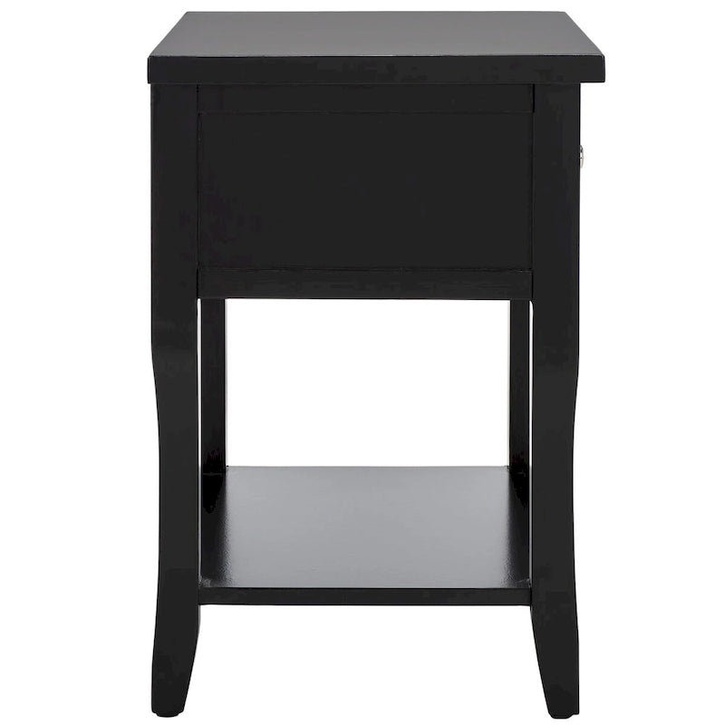 Table de chevet SAFAVIEH Martina avec tiroir de rangement (entièrement assemblée) - 46 x 38 x 56 cm - 46 x 38 x 56 cm