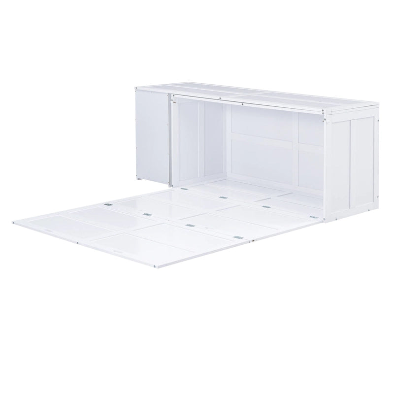 Lit escamotable Queen Size avec bureau pivotant