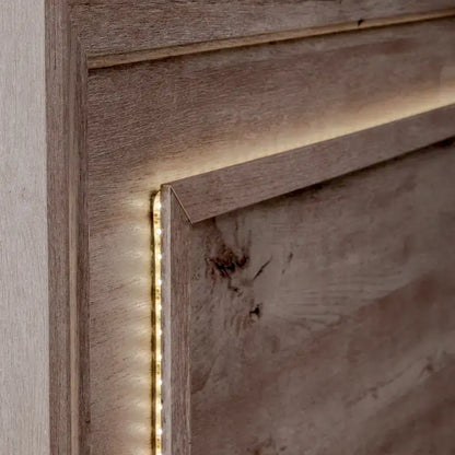 Lit de rangement Horizons Graystone pleine grandeur