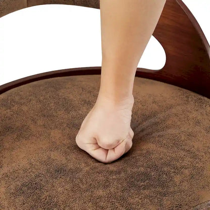 Ensemble de 2 tabourets de bar Javlergo, chaise de bar de cuisine pivotante et réglable moderne avec repose-pieds