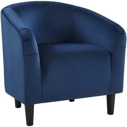 Fauteuil club Yaheetech avec accoudoirs décoratifs, style contemporain