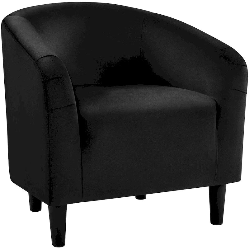 Fauteuil club Yaheetech avec accoudoirs décoratifs, style contemporain