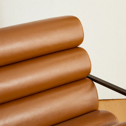 Fauteuil d'appoint moderne et confortable Glitzhome 26,75W en cuir PU avec structure en métal