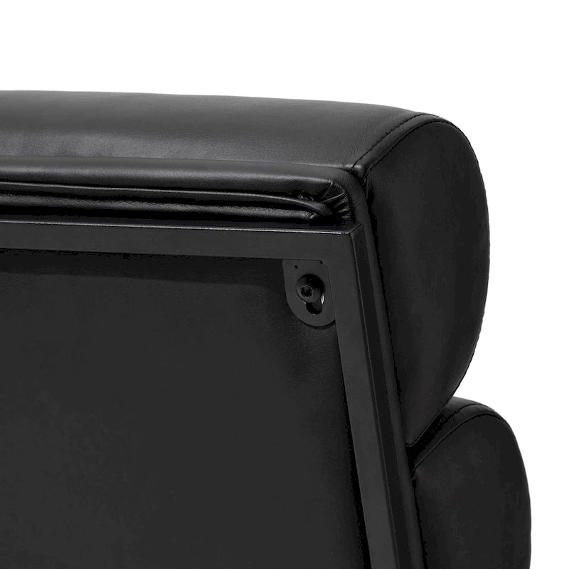 Fauteuil d'appoint moderne et confortable Glitzhome 26,75W en cuir PU avec structure en métal