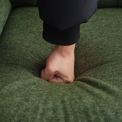 Fauteuil pivotant avec repose-pieds, ensemble fauteuil à bascule et repose-pieds, fauteuil de lecture inclinable, vert