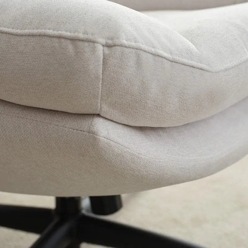 Fauteuil pivotant avec repose-pieds, ensemble fauteuil à bascule et repose-pieds, fauteuil de lecture inclinable, vert