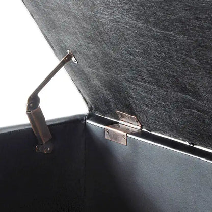 Banc ottoman de rangement capitonné et rembourré