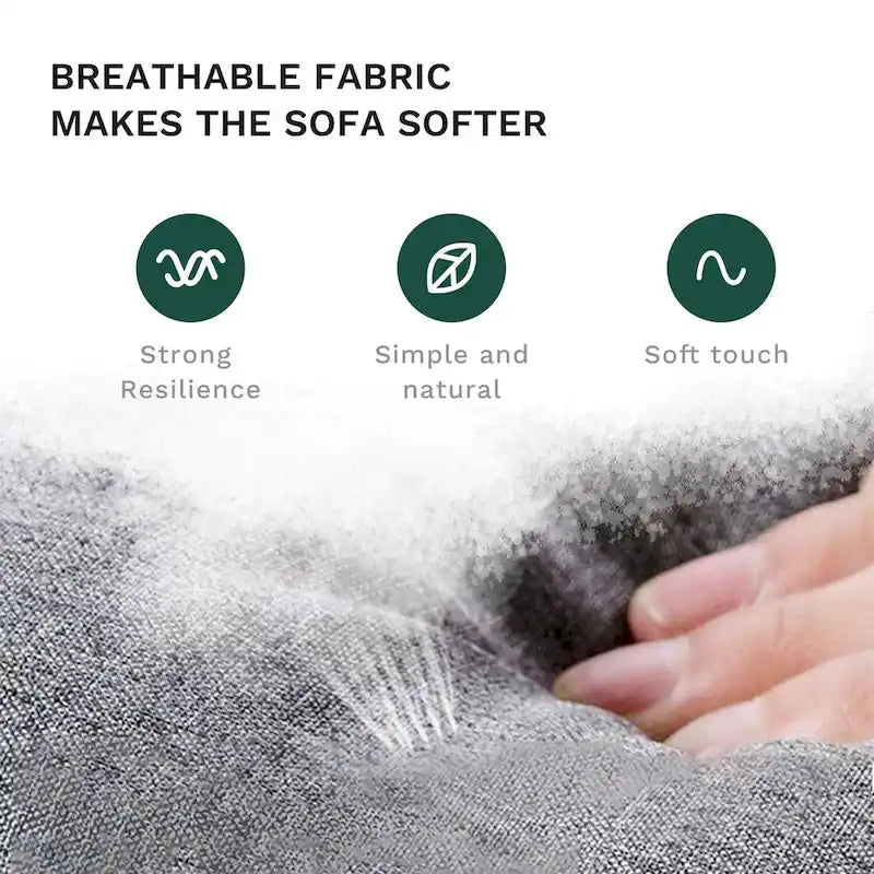 Canapé-lit moderne et confortable, ensemble futon mignon et réglable.