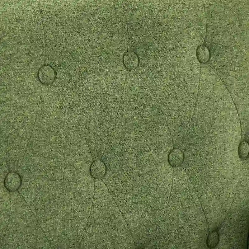 Ensemble de 2 fauteuils d'appoint capitonnés en lin, style moderne du milieu du siècle, revêtus de tissu LUE BONA - 72,4 cm L x 69,2 cm P x 85,7 cm H