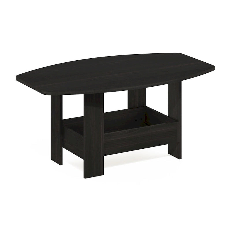 Furinno Simple Design Coffee Table with Storage Compartment, Espresso