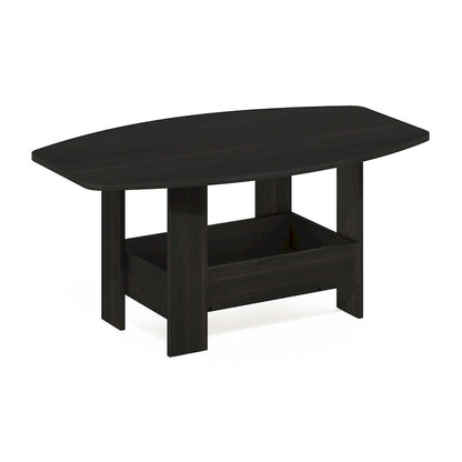 Furinno Simple Design Coffee Table with Storage Compartment, Espresso