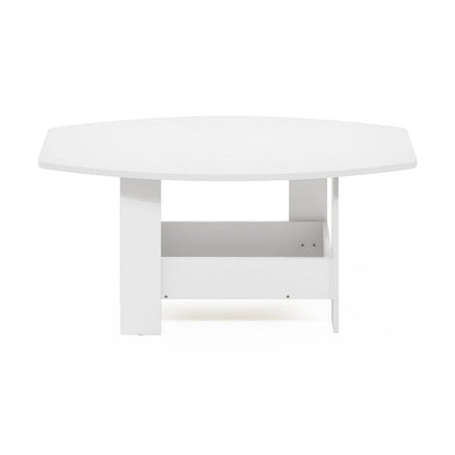Table basse Furinno au design épuré avec compartiment de rangement, couleur expresso