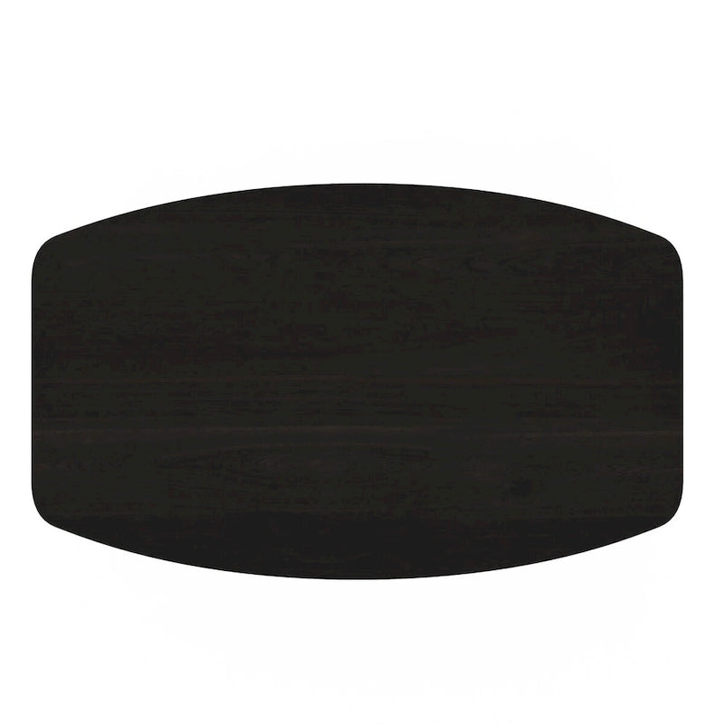 Table basse Furinno au design épuré avec compartiment de rangement, couleur expresso