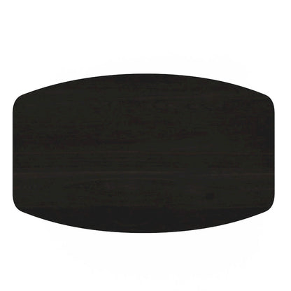 Table basse Furinno au design épuré avec compartiment de rangement, couleur expresso