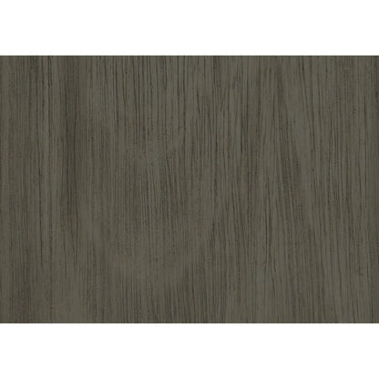 Table basse Rome 122 cm, 2 tiroirs, roulettes, bois massif brun et gris