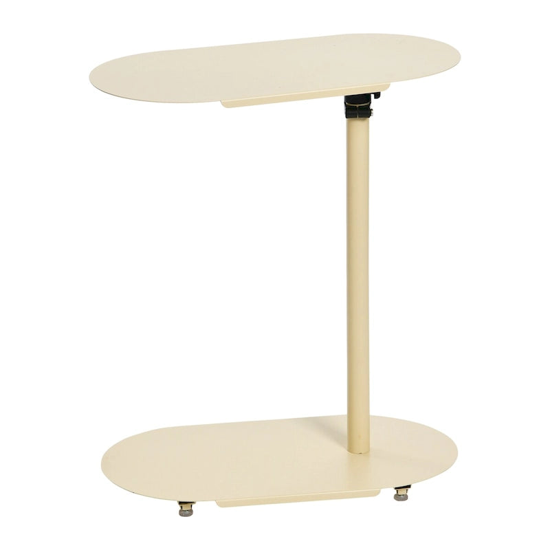 Table d'appoint moderne réglable en forme de C - 20,0 L x 11,0 l x 32,0 H