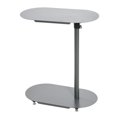 Table d'appoint moderne réglable en forme de C - 20,0 L x 11,0 l x 32,0 H