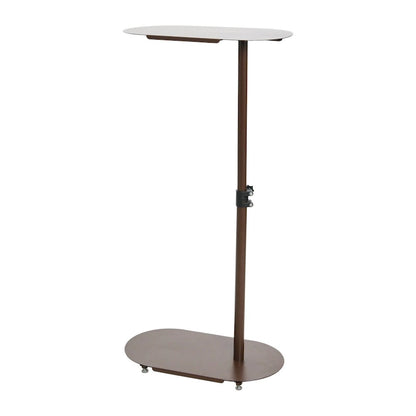 Table d'appoint moderne réglable en forme de C - 20,0 L x 11,0 l x 32,0 H