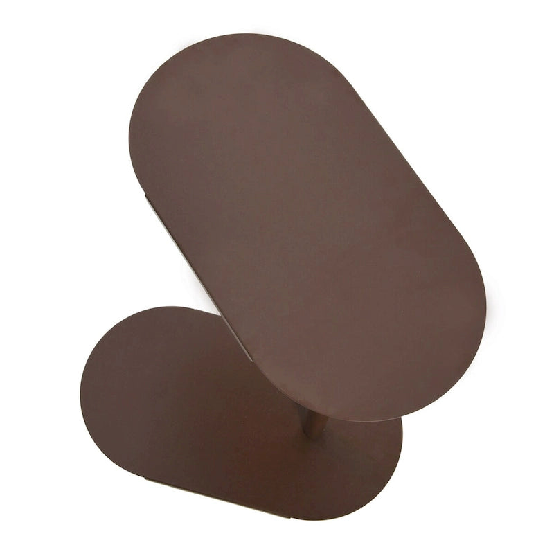 Table d'appoint moderne réglable en forme de C - 20,0 L x 11,0 l x 32,0 H
