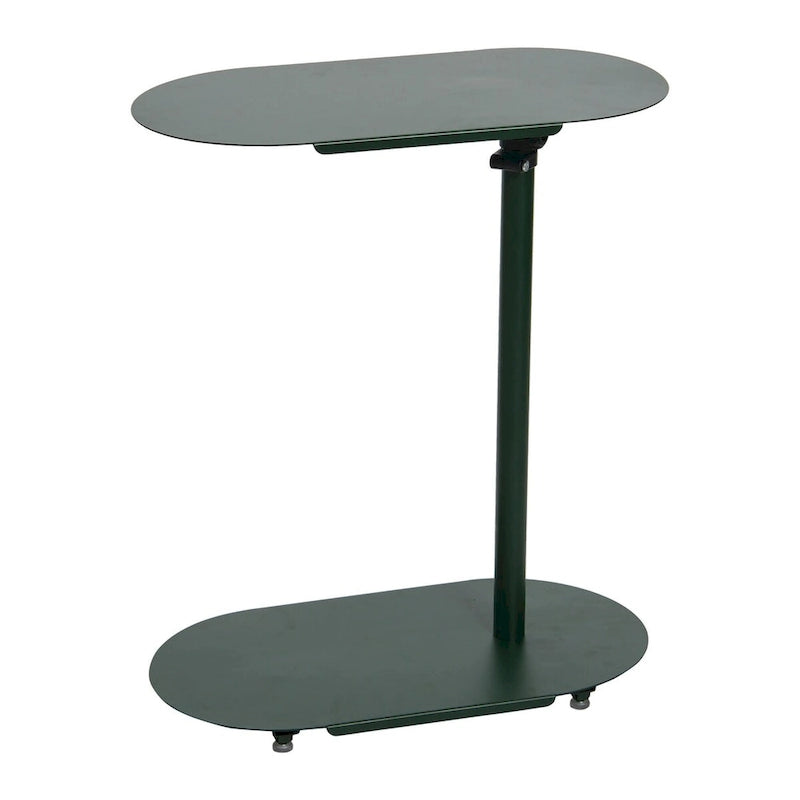 Table d'appoint moderne réglable en forme de C - 20,0 L x 11,0 l x 32,0 H