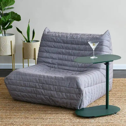 Table d'appoint moderne réglable en forme de C - 20,0 L x 11,0 l x 32,0 H