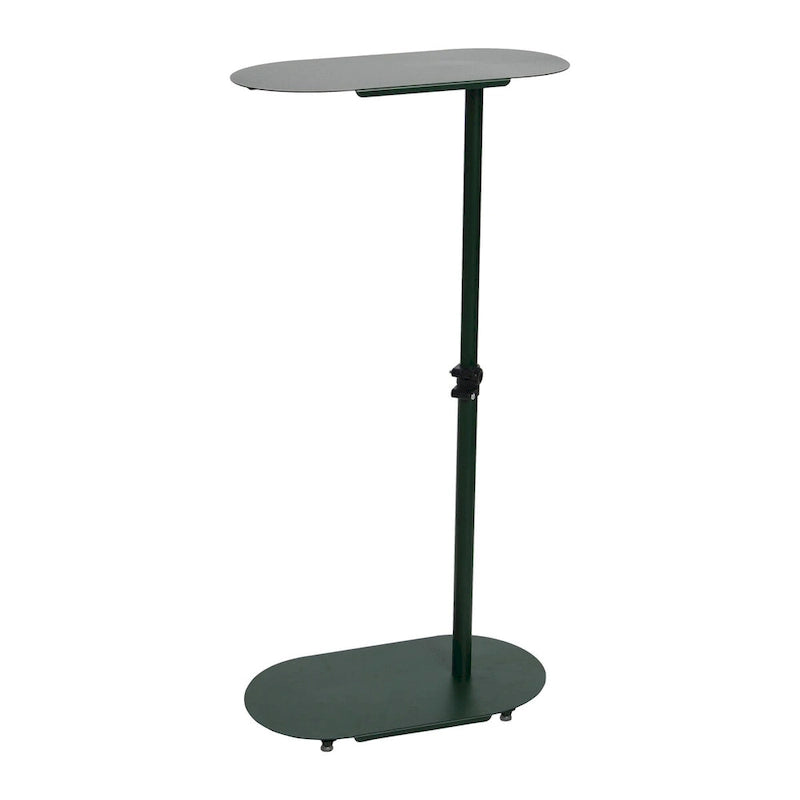 Table d'appoint moderne réglable en forme de C - 20,0 L x 11,0 l x 32,0 H