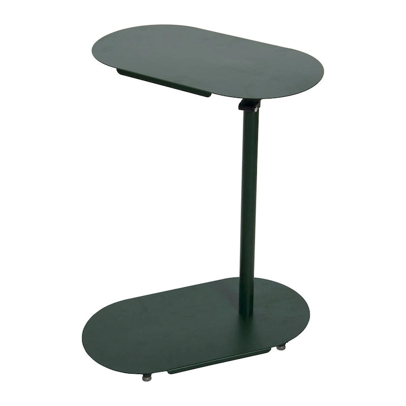 Table d'appoint moderne réglable en forme de C - 20,0 L x 11,0 l x 32,0 H