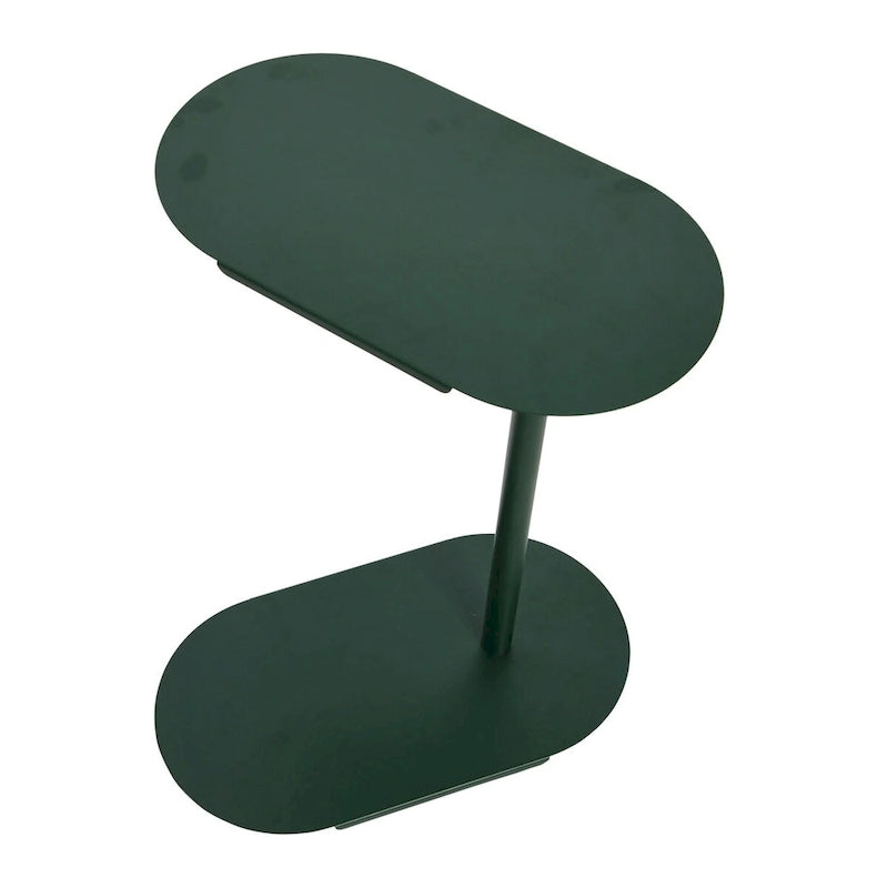 Table d'appoint moderne réglable en forme de C - 20,0 L x 11,0 l x 32,0 H