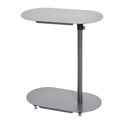 Table d'appoint moderne réglable en forme de C - 20,0 L x 11,0 l x 32,0 H