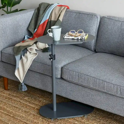 Table d'appoint moderne réglable en forme de C - 20,0 L x 11,0 l x 32,0 H