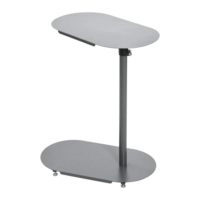 Table d'appoint moderne réglable en forme de C - 20,0 L x 11,0 l x 32,0 H