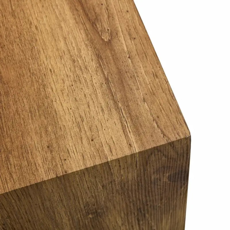 Table basse moderne en MDF avec motif imitation bois - design élégant et durable