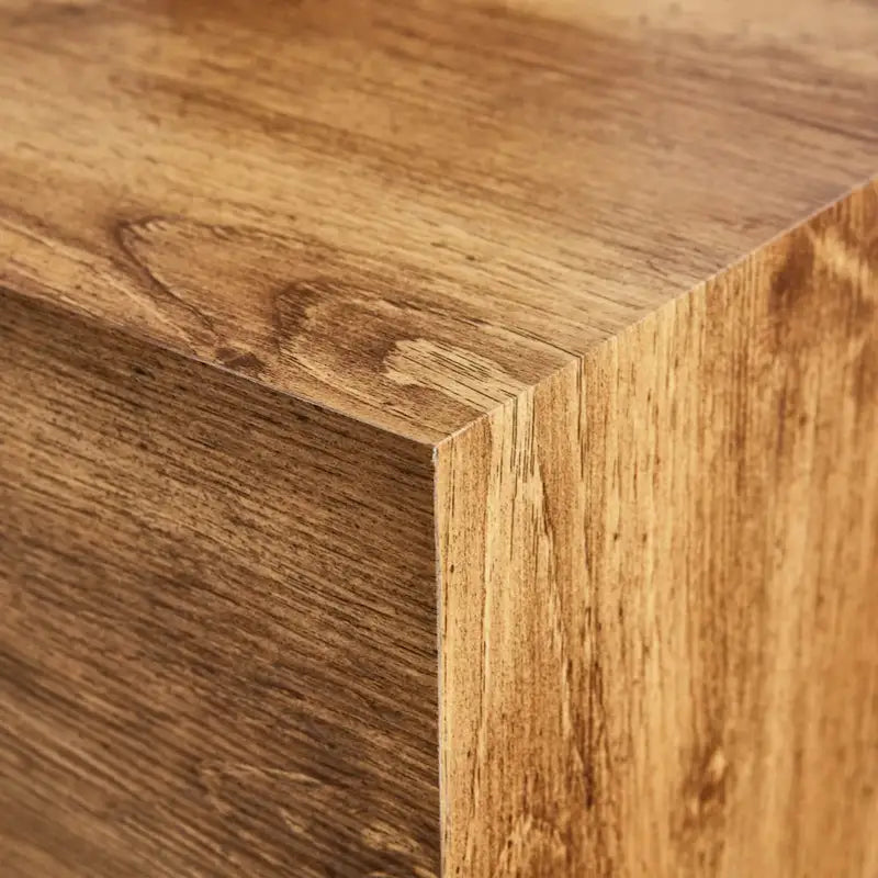 Table basse moderne en MDF avec motif imitation bois - design élégant et durable