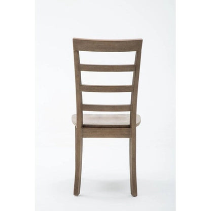 Ensemble de salle à manger 3 pièces Boulder - Brosse métallique Barnwood