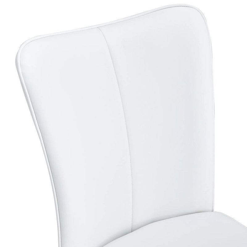 Ensemble de 4 chaises de salle à manger minimalistes modernes en cuir PU