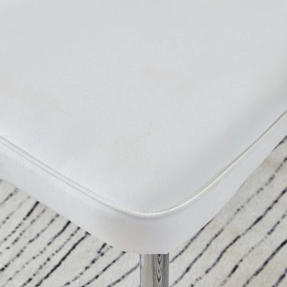 Ensemble de 4 chaises de salle à manger minimalistes modernes en cuir PU