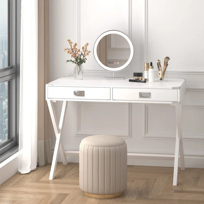 Bureau d'ordinateur avec rangement, bureau en bois massif avec tiroirs, table d'étude moderne pour bureau à domicile, petit espace d'écriture