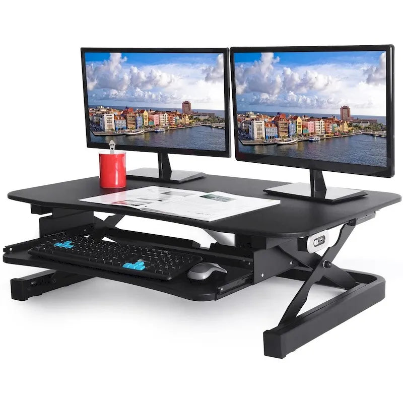 Rehausseur de bureau électrique réglable en hauteur ApexDesk ​​série ZT
