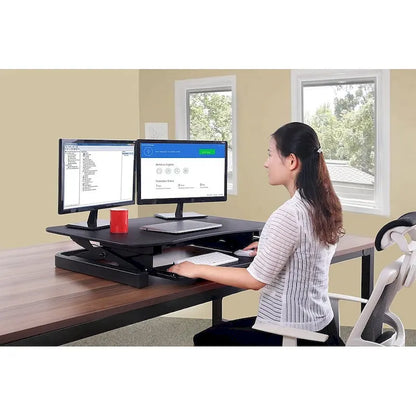 Rehausseur de bureau électrique réglable en hauteur ApexDesk ​​série ZT