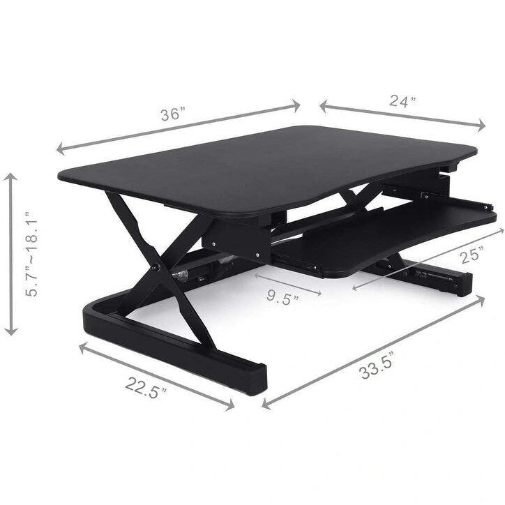 Rehausseur de bureau électrique réglable en hauteur ApexDesk ​​série ZT