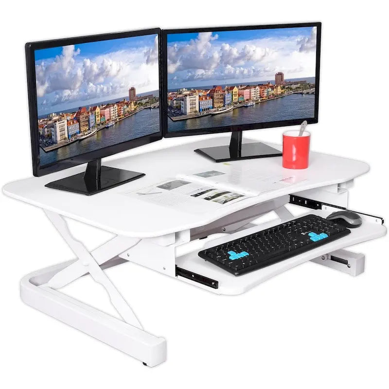 Rehausseur de bureau électrique réglable en hauteur ApexDesk ​​série ZT