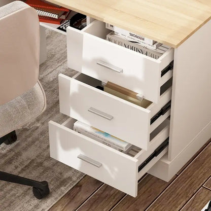 Bureau ergonomique réglable en hauteur avec rangement